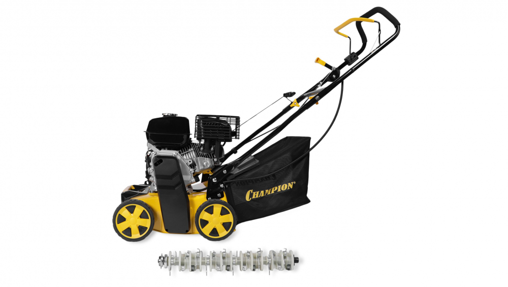 Скарификатор CHAMPION GSC4840 (5,15 кВт, 400 мм, 40л, 29 кг, 2в1) МОТОУДАЧА. Магазин мототехники и садового инвентаря с доставкой по всей России
