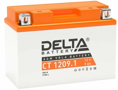 CT 1209.1 9А Delta Аккумуляторная батарея МОТОУДАЧА. Магазин мототехники и садового инвентаря с доставкой по всей России