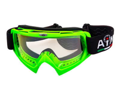 Очки кроссовые AiM 634-600 Green МОТОУДАЧА. Магазин мототехники и садового инвентаря с доставкой по всей России