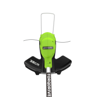 40V Триммер аккумуляторный Greenworks GD40LT, 38 см, с 1хАКБ 4 Ач и ЗУ МОТОУДАЧА. Магазин мототехники и садового инвентаря с доставкой по всей России