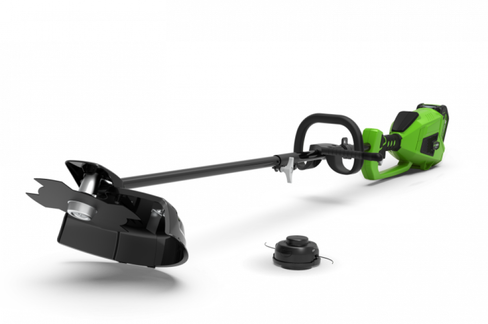 40V Триммер аккумуляторный Greenworks GD40BC, 40 см, бесщеточный,с 1хАКБ 8 Ач и ЗУ МОТОУДАЧА. Магазин мототехники и садового инвентаря с доставкой по всей России