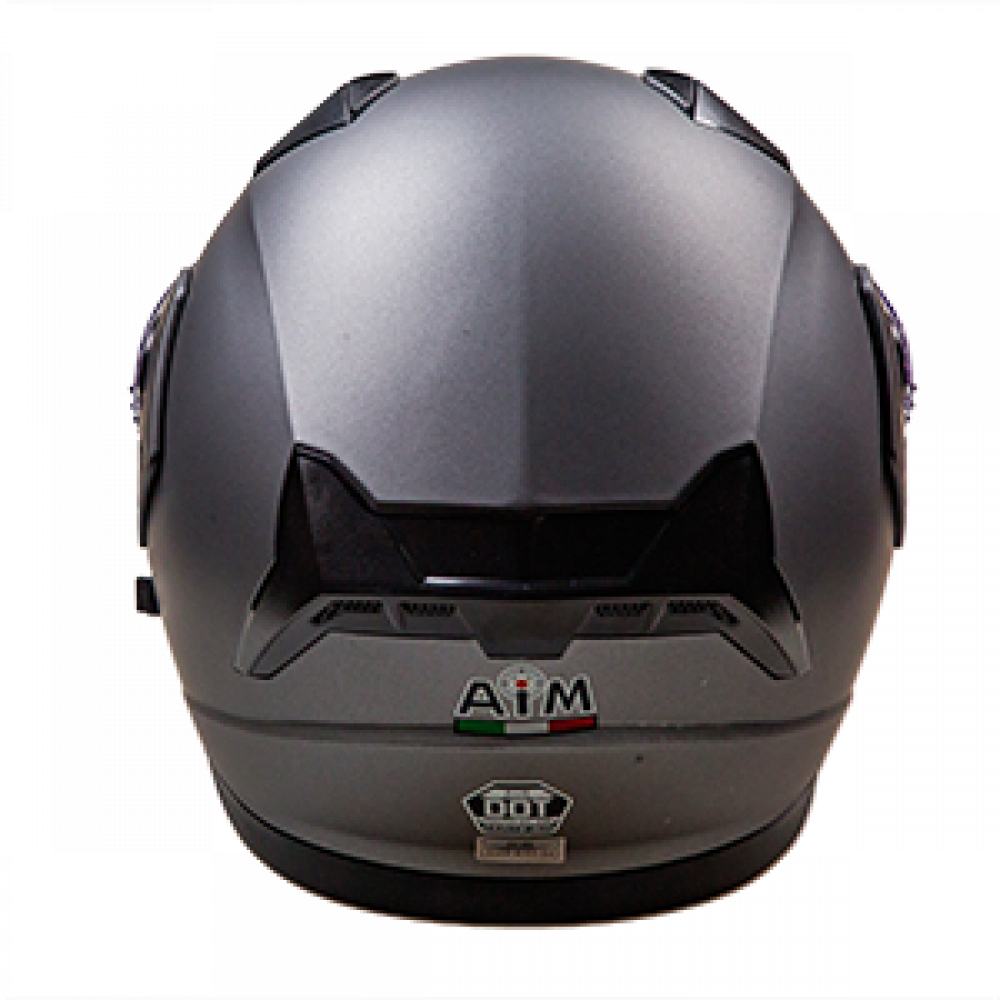 Шлем AiM JK906 Grey Metal, L МОТОУДАЧА. Магазин мототехники и садового инвентаря с доставкой по всей России