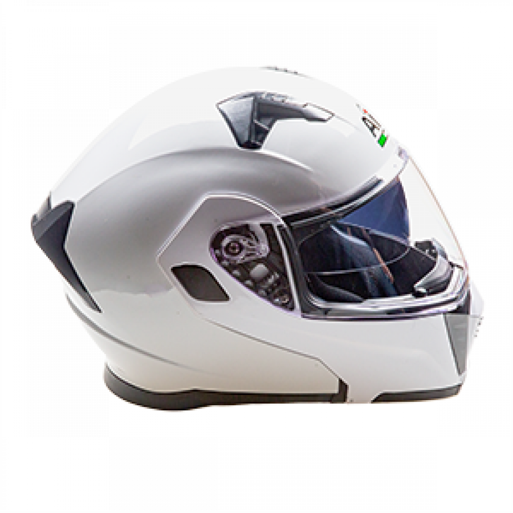 Шлем AiM JK906 White Glossy, XL МОТОУДАЧА. Магазин мототехники и садового инвентаря с доставкой по всей России