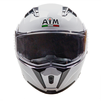 Шлем AiM JK906 White Glossy, XL МОТОУДАЧА. Магазин мототехники и садового инвентаря с доставкой по всей России