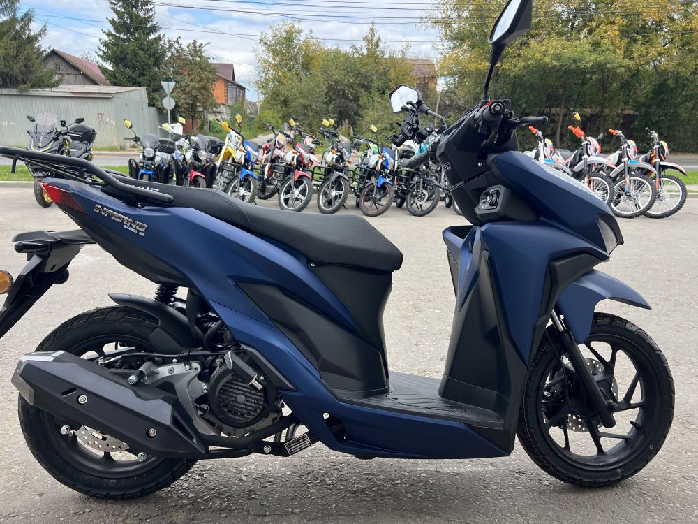Скутер VMC (VENTO) INFERNO (170cc) БЕЗ ЭПТС (MATT BLUE) Матовый синий МОТОУДАЧА. Магазин мототехники и садового инвентаря с доставкой по всей России