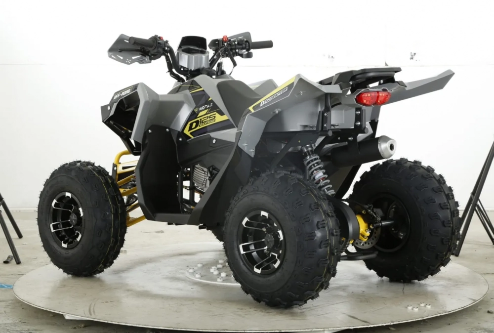 Комплект квадроциклов GRIZLIK D125 RAPTOR LUX чёрный-зелёный МОТОУДАЧА. Магазин мототехники и садового инвентаря с доставкой по всей России