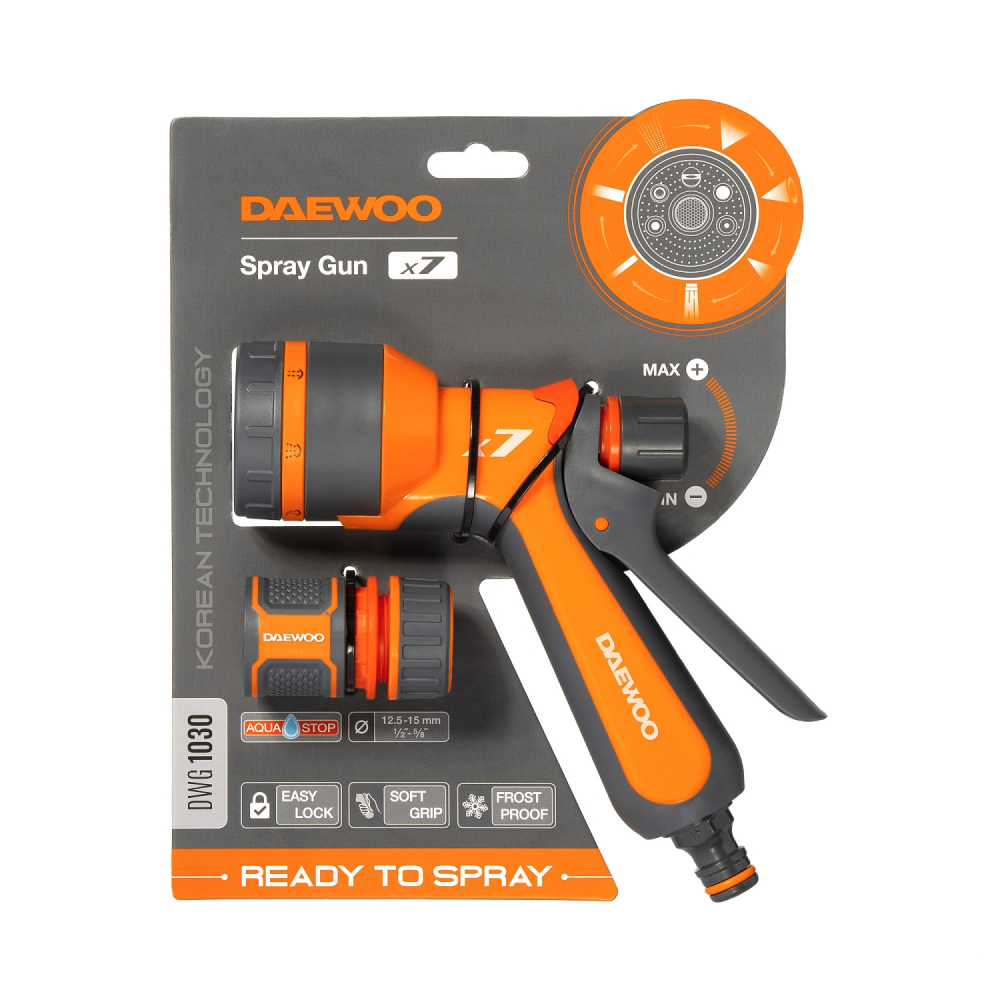 Пистолет-распылитель Spray Gun x7 DAEWOO МОТОУДАЧА. Магазин мототехники и садового инвентаря с доставкой по всей России