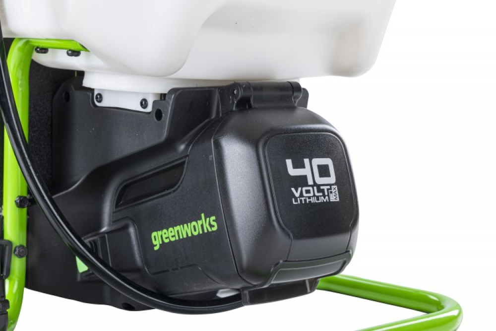 VT Опрыскиватель аккумуляторный Greenworks G40BPS, 40V, c 1хАКБ 2 Ач и ЗУ МОТОУДАЧА. Магазин мототехники и садового инвентаря с доставкой по всей России