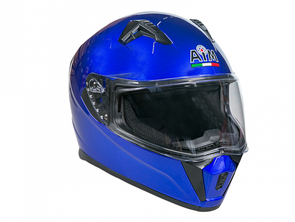 Шлем AiM JK320 Dark Blue, XL МОТОУДАЧА. Магазин мототехники и садового инвентаря с доставкой по всей России