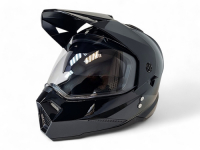Шлем детский AiM JK802Y Black Glossy, Y/S МОТОУДАЧА. Магазин мототехники и садового инвентаря с доставкой по всей России