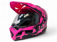 Шлем детский AiM JK802Y Pink/Black, Y/M МОТОУДАЧА. Магазин мототехники и садового инвентаря с доставкой по всей России