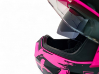 Шлем детский AiM JK802Y Pink/Black, Y/M МОТОУДАЧА. Магазин мототехники и садового инвентаря с доставкой по всей России