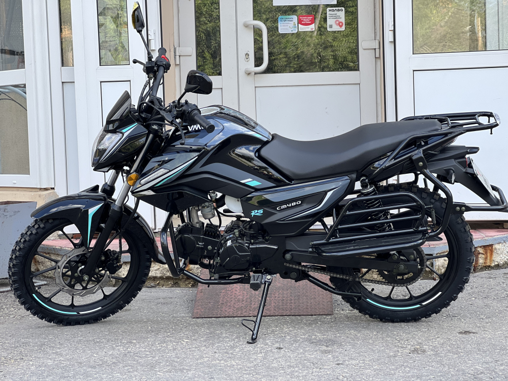 Мопед VMC AURA RS CM48Q 48 см3 СЕРИЯ R1250 (балансир.вал; LED фара/фонарь/панель приборов) VIN (BLAC МОТОУДАЧА. Магазин мототехники и садового инвентаря с доставкой по всей России