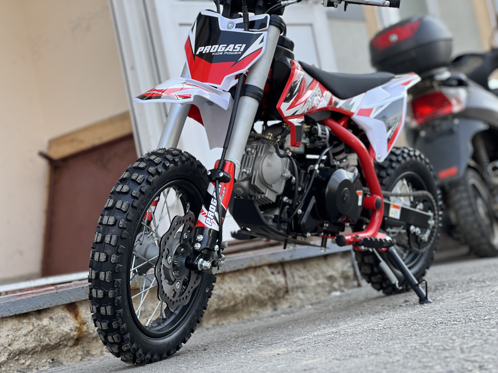 Питбайк мини Progasi Kids Power 110 (12/10) Red Красный МОТОУДАЧА. Магазин мототехники и садового инвентаря с доставкой по всей России