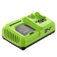Ультрабыстрое зарядное устройство Greenworks G24C8, 24V, 8A МОТОУДАЧА. Магазин мототехники и садового инвентаря с доставкой по всей России