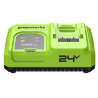 Ультрабыстрое зарядное устройство Greenworks G24C8, 24V, 8A МОТОУДАЧА. Магазин мототехники и садового инвентаря с доставкой по всей России
