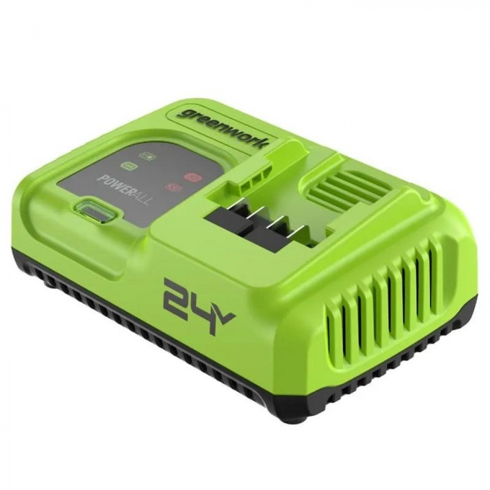 Ультрабыстрое зарядное устройство Greenworks G24C8, 24V, 8A МОТОУДАЧА. Магазин мототехники и садового инвентаря с доставкой по всей России