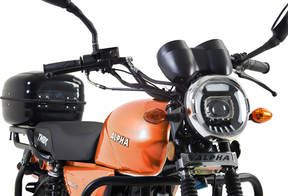 Мопед TMBK ALFA 50cc (110) Orange Оранжевый МОТОУДАЧА. Магазин мототехники и садового инвентаря с доставкой по всей России