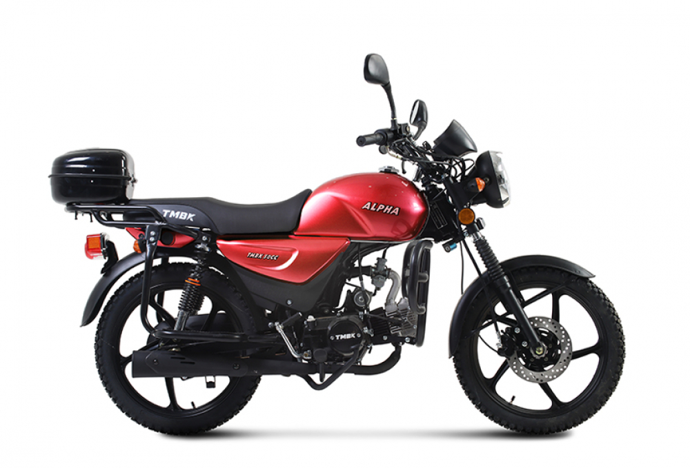 Мопед TMBK ALFA 50cc (110) Red Красный МОТОУДАЧА. Магазин мототехники и садового инвентаря с доставкой по всей России