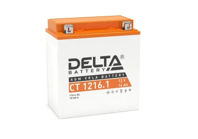 CT 1216.1 (16 A/4 шт.в уп-ке) Delta Аккумуляторная батарея МОТОУДАЧА. Магазин мототехники и садового инвентаря с доставкой по всей России