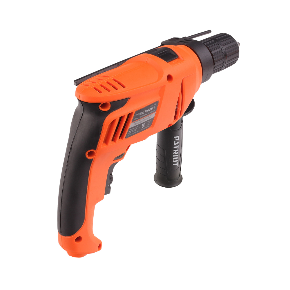 Дрель электрическая ударная PATRIOT FD 675HL, 675Вт, 2800об/мин, 44800уд/мин, макс. диаметр сверлени МОТОУДАЧА. Магазин мототехники и садового инвентаря с доставкой по всей России