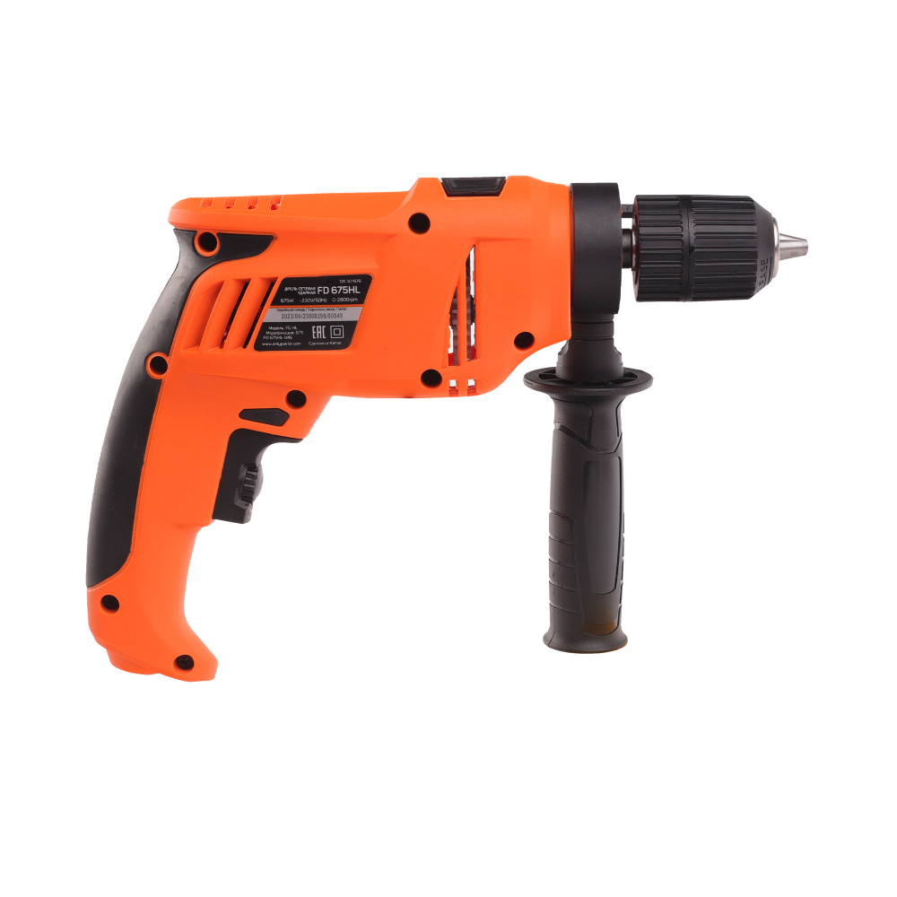 Дрель электрическая ударная PATRIOT FD 675HL, 675Вт, 2800об/мин, 44800уд/мин, макс. диаметр сверлени МОТОУДАЧА. Магазин мототехники и садового инвентаря с доставкой по всей России