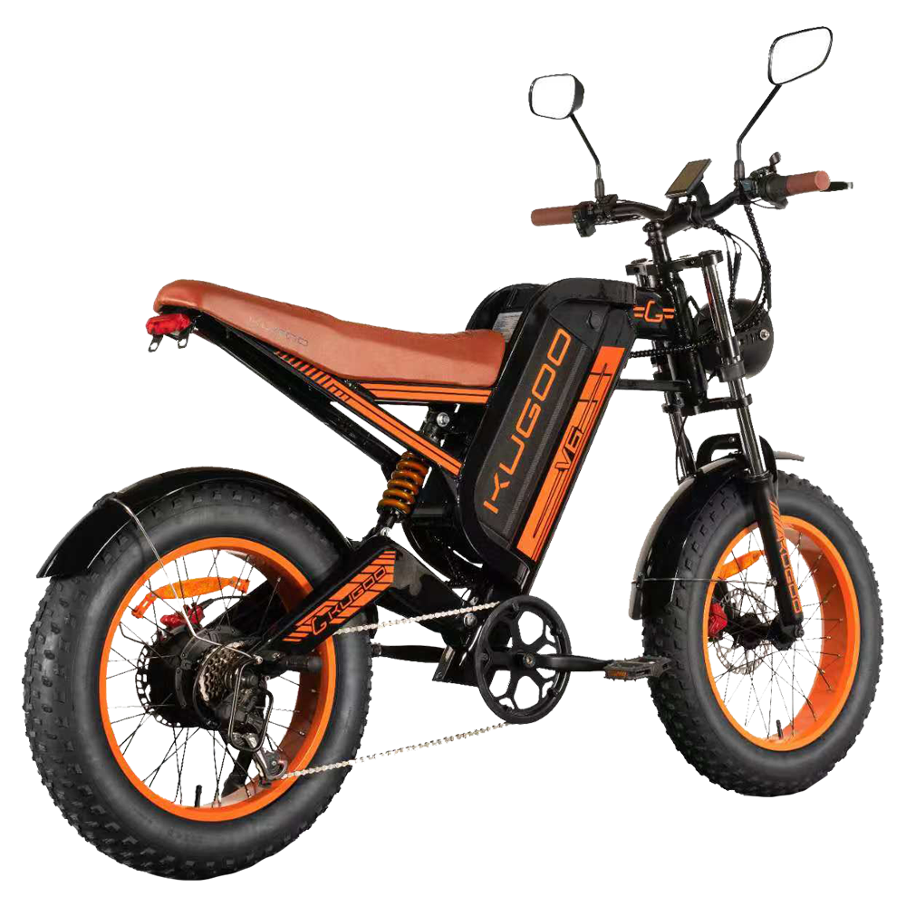 Электроскутер (В)  Kugoo V6 750W 48V 28.6 Ah (2299770003690) МОТОУДАЧА. Магазин мототехники и садового инвентаря с доставкой по всей России