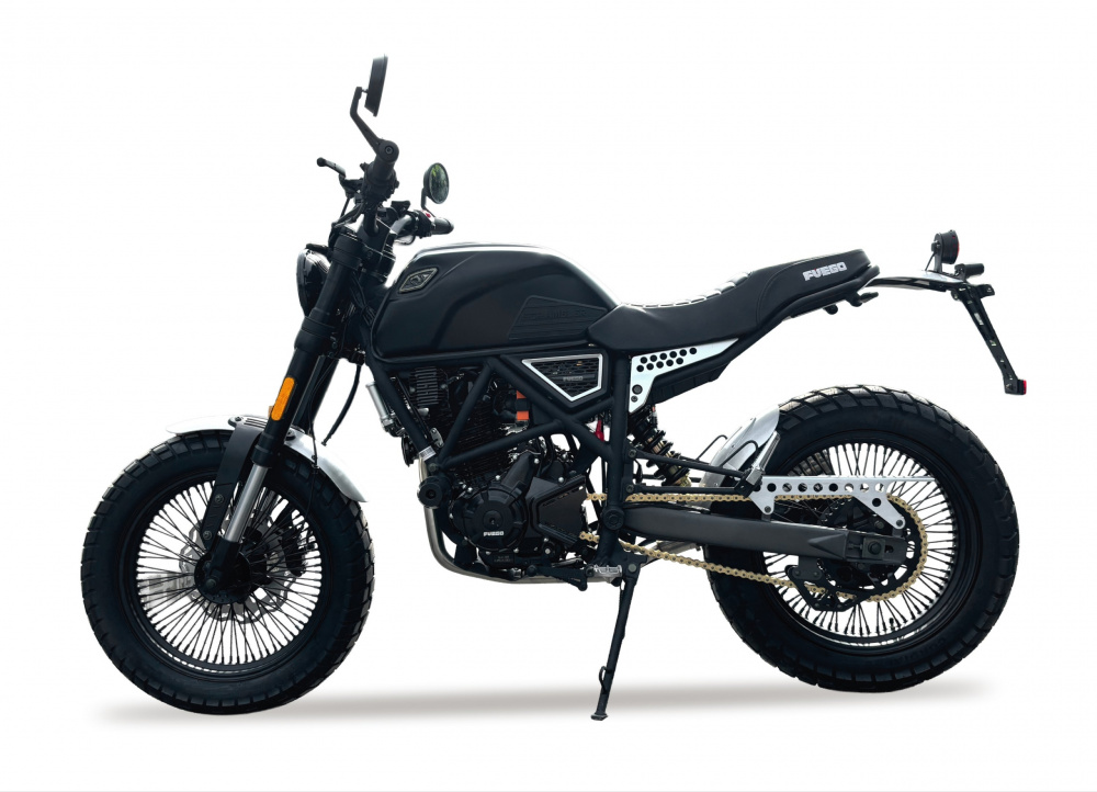 МОТОЦИКЛ FUEGO МОТОЦИКЛ FUEGO SCRAMBLER-R 250 AIR (ЧЕРНЫЙ) МОТОУДАЧА. Магазин мототехники и садового инвентаря с доставкой по всей России