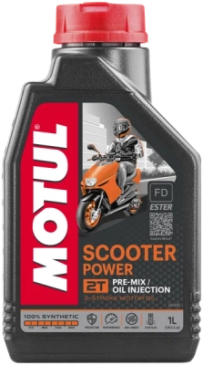 MOTUL SCOOTER POWER 2T 1л. 100% синт. (для 2T скутеров) (масло моторн.) МОТОУДАЧА. Магазин мототехники и садового инвентаря с доставкой по всей России
