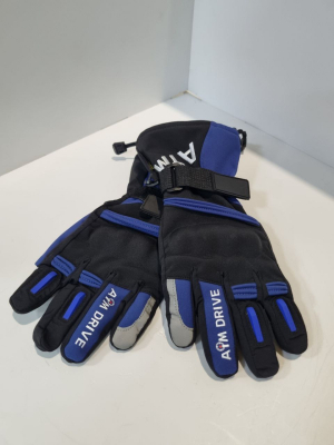 Перчатки зимние AiM MTV-10 Dark Blue, XXL МОТОУДАЧА. Магазин мототехники и садового инвентаря с доставкой по всей России