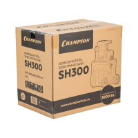 Измельчитель электрический CHAMPION SH300 (3 кВт 45мм 26,6кг 60л) МОТОУДАЧА. Магазин мототехники и садового инвентаря с доставкой по всей России