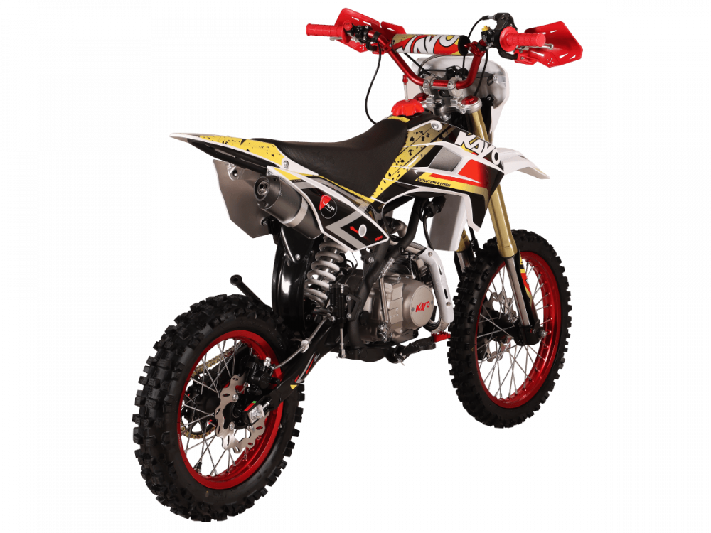 Питбайк KAYO EVOLUTION K125EM 17/14 KRZ (механ. сцепл., эл.стартер 2026 г.) МОТОУДАЧА. Магазин мототехники и садового инвентаря с доставкой по всей России