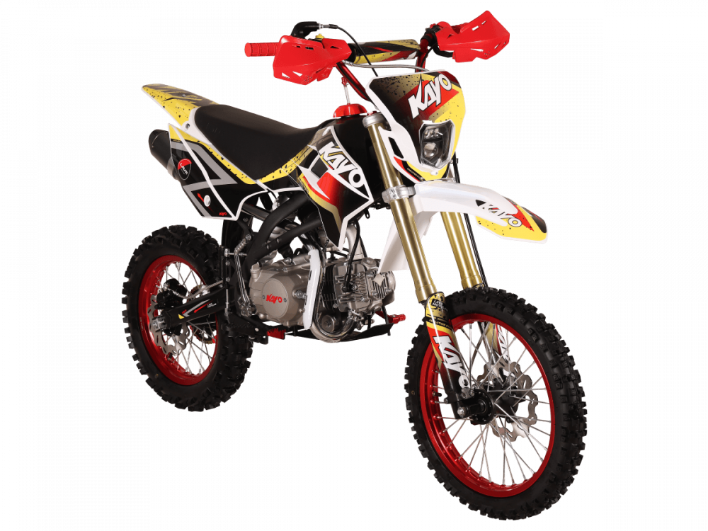 Питбайк KAYO EVOLUTION K125EM 17/14 KRZ (механ. сцепл., эл.стартер 2026 г.) МОТОУДАЧА. Магазин мототехники и садового инвентаря с доставкой по всей России