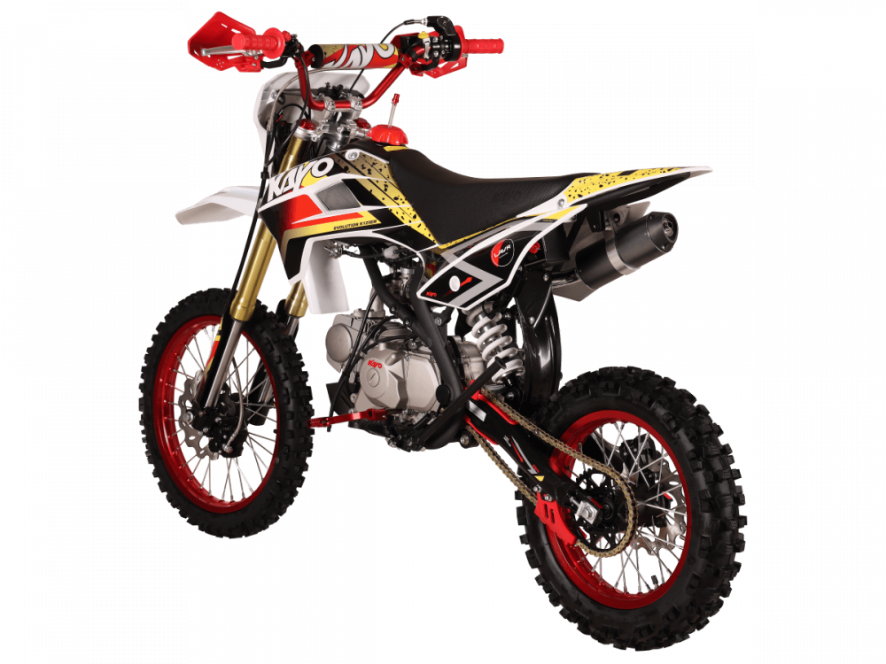 Питбайк KAYO EVOLUTION K125EM 17/14 KRZ (механ. сцепл., эл.стартер 2026 г.) МОТОУДАЧА. Магазин мототехники и садового инвентаря с доставкой по всей России