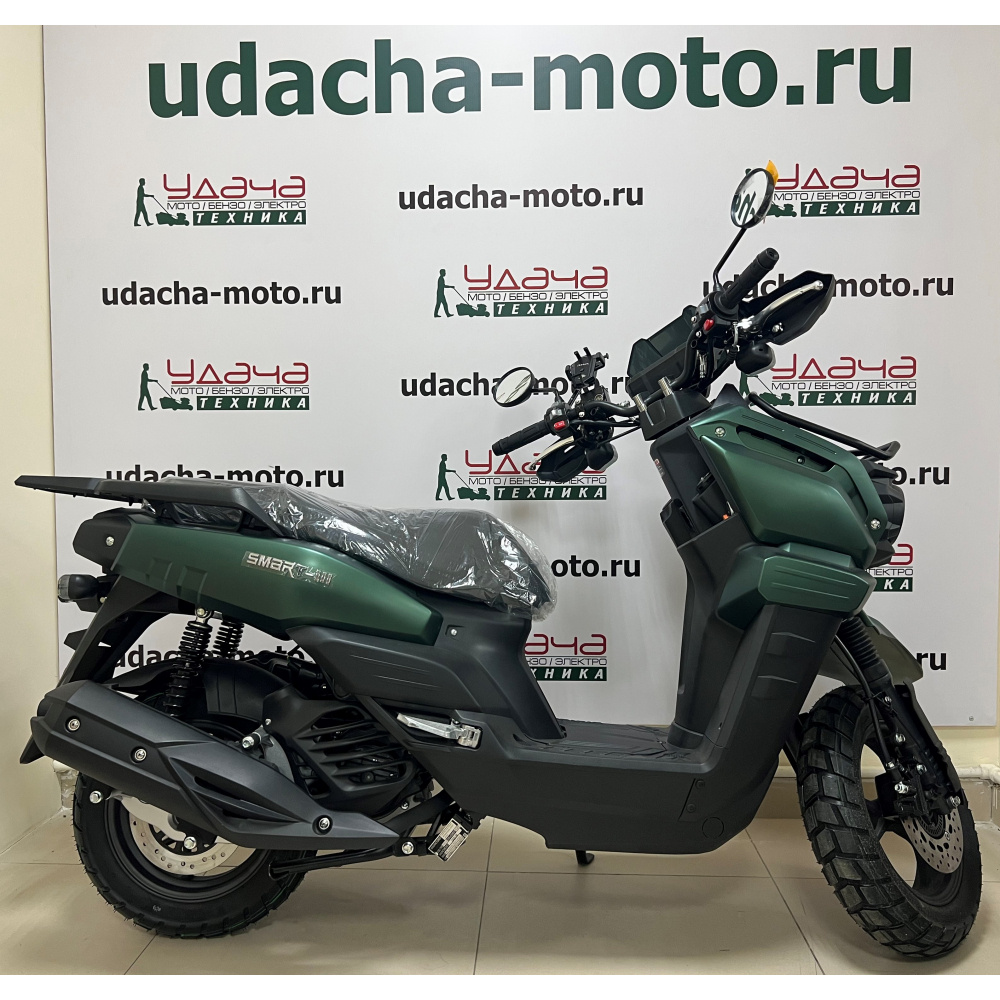 Скутер VMC SMART - III TY50QT 49см3 (170) (MATT GREEN) МОТОУДАЧА. Магазин мототехники и садового инвентаря с доставкой по всей России