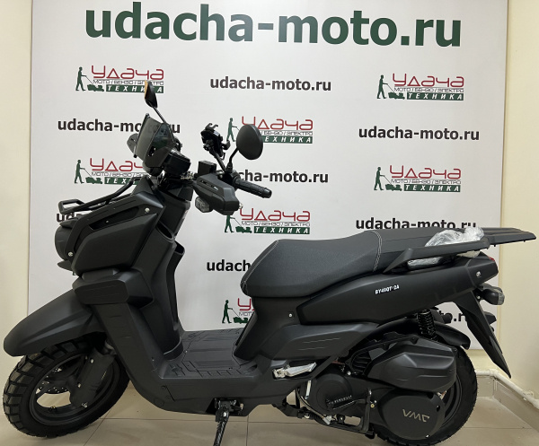 Скутер VMC SMART - III TY50QT 49см3 (170) (MATT BLACK) Матовый чёрный МОТОУДАЧА. Магазин мототехники и садового инвентаря с доставкой по всей России