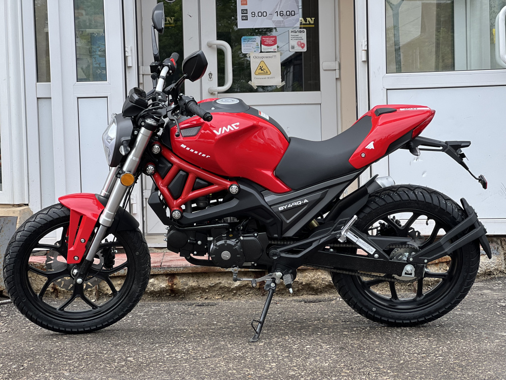 Мопед VMC Monster BY49Q-A 49,5 см3 (140)серия Y1250(двиг. фара LED линза (RED) МОТОУДАЧА. Магазин мототехники и садового инвентаря с доставкой по всей России