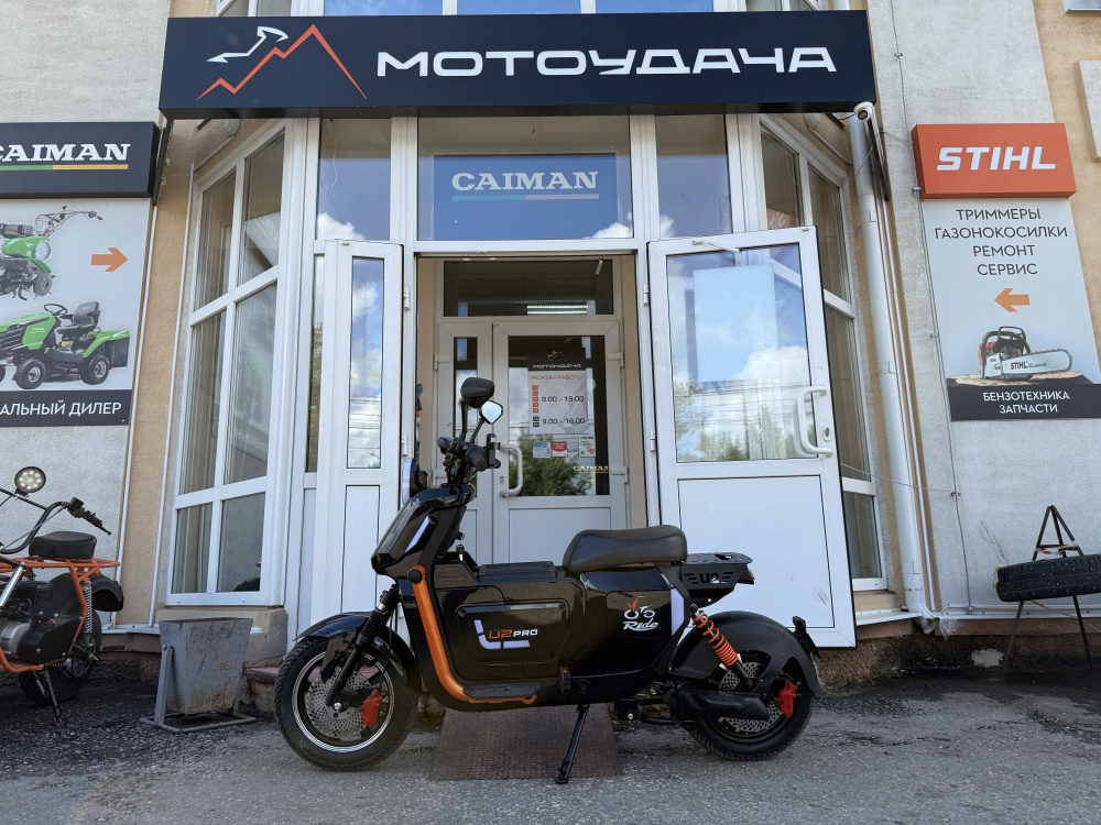 Электроскутер MOTO Ride U2 Железо-фосфатные аккумулятор FE04 60W 45Ah запас хода до 70км МОТОУДАЧА. Магазин мототехники и садового инвентаря с доставкой по всей России