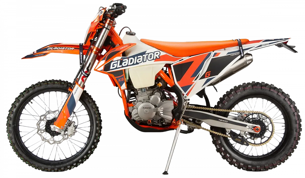 Мотоцикл эндуро / кроссовый Gladiator K8 NB300 Orange (21/18) МОТОУДАЧА. Магазин мототехники и садового инвентаря с доставкой по всей России