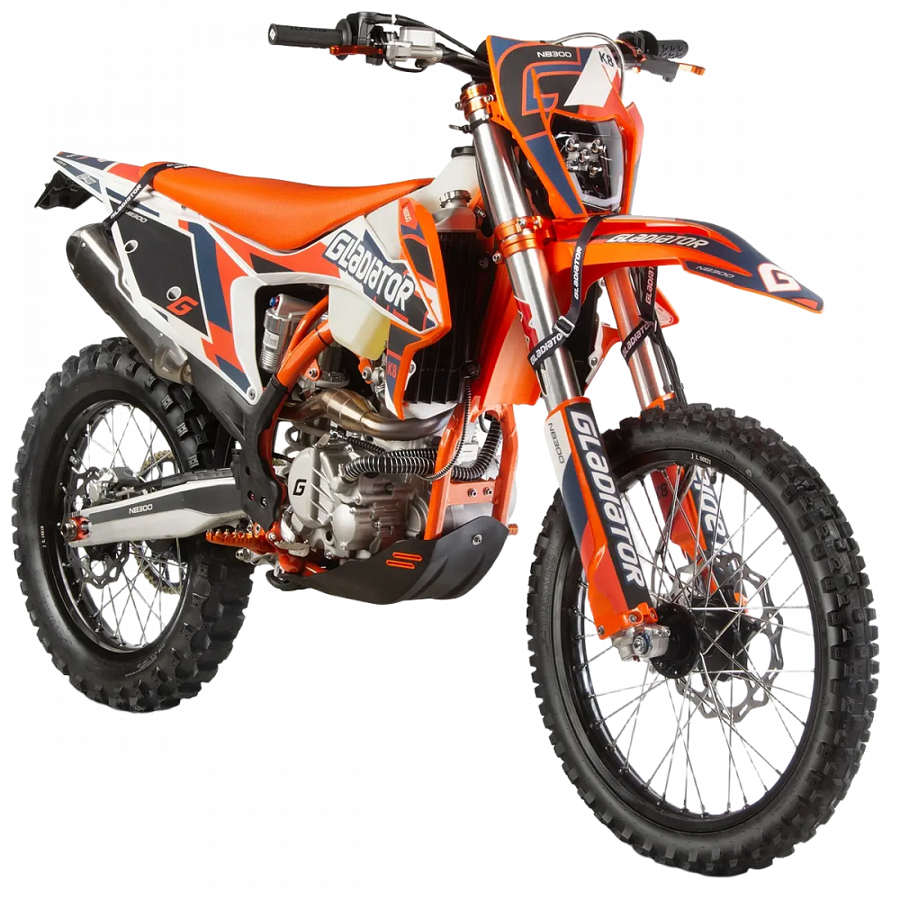 Мотоцикл эндуро / кроссовый Gladiator K8 NB300 Orange (21/18) МОТОУДАЧА. Магазин мототехники и садового инвентаря с доставкой по всей России