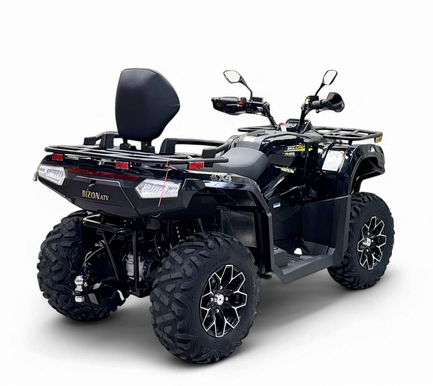 Квадрицикл Bizon YK450L EPS (ПТС) (Черный) МОТОУДАЧА. Магазин мототехники и садового инвентаря с доставкой по всей России