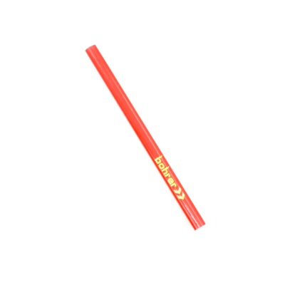 Карандаш строительный Bohrer 180 мм / 7" (черный) (в уп 12 шт) поштучно (1440/12) МОТОУДАЧА. Магазин мототехники и садового инвентаря с доставкой по всей России