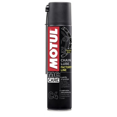 MOTUL C4 CHAIN LUBE FACTORY LINE 400мл (смазка для цепей гоночных мотоциклов) МОТОУДАЧА. Магазин мототехники и садового инвентаря с доставкой по всей России