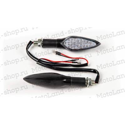 Поворот LED QZ-001 светодиодные (компл 2шт) МОТОУДАЧА. Магазин мототехники и садового инвентаря с доставкой по всей России