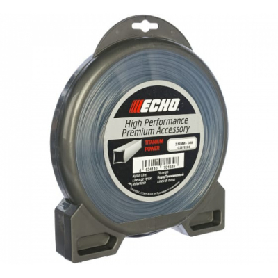 Корд трим. ECHO Titanium Power Line 2,5мм* 64м (квадрат) МОТОУДАЧА. Магазин мототехники и садового инвентаря с доставкой по всей России