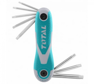 Набор TORX ключей складной 8 шт T9-T40 TOTAL МОТОУДАЧА. Магазин мототехники и садового инвентаря с доставкой по всей России