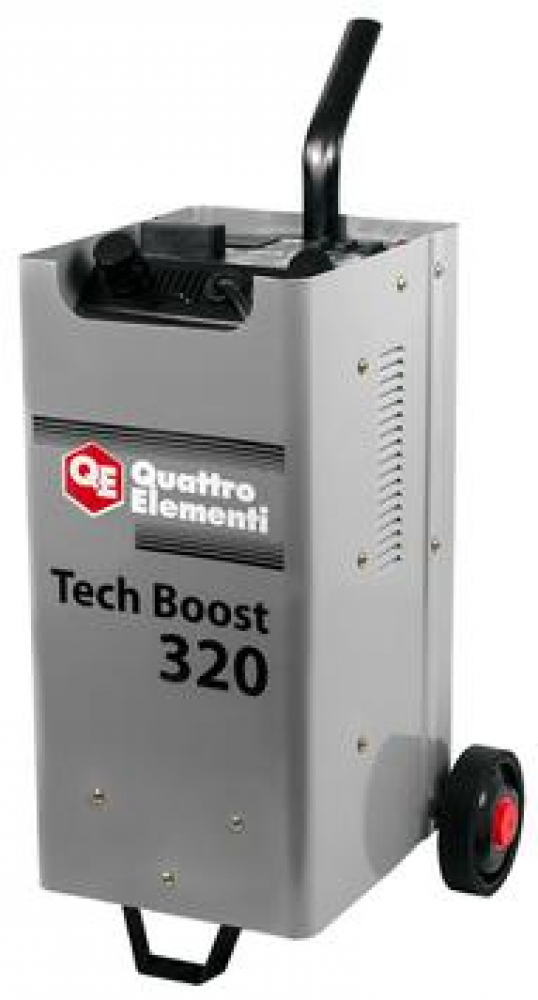 Пуско-зарядное устройство QUATTRO ELEMENTI Tech Boost 320 ( 12 / 24 Вольт, заряд до 45А, пуск до 300 МОТОУДАЧА. Магазин мототехники и садового инвентаря с доставкой по всей России