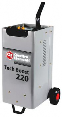 Пуско-зарядное устройство QUATTRO ELEMENTI Tech Boost 220 ( 12 / 24 Вольт, заряд до 30А, пуск до 200 МОТОУДАЧА. Магазин мототехники и садового инвентаря с доставкой по всей России