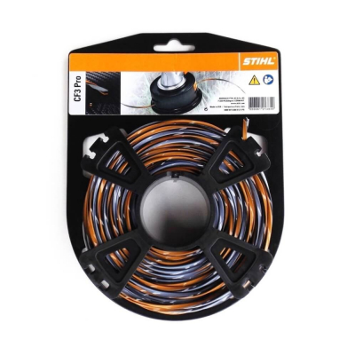 струна триммерная Carbon 3.0 мм х 45 м STIHL 00009304305 МОТОУДАЧА. Магазин мототехники и садового инвентаря с доставкой по всей России