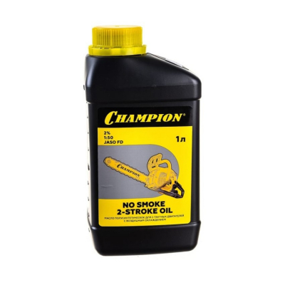Масло для 2-тактных двигателей полусинтетическое CHAMPION JASO FD 1 л, 952830 МОТОУДАЧА. Магазин мототехники и садового инвентаря с доставкой по всей России